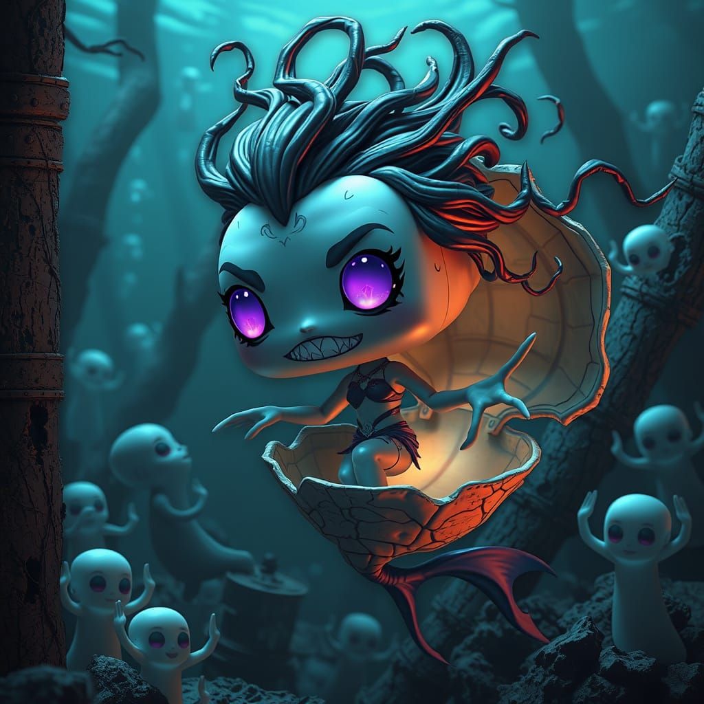 Funko Pop Siren with Ghostly Sea Spirits