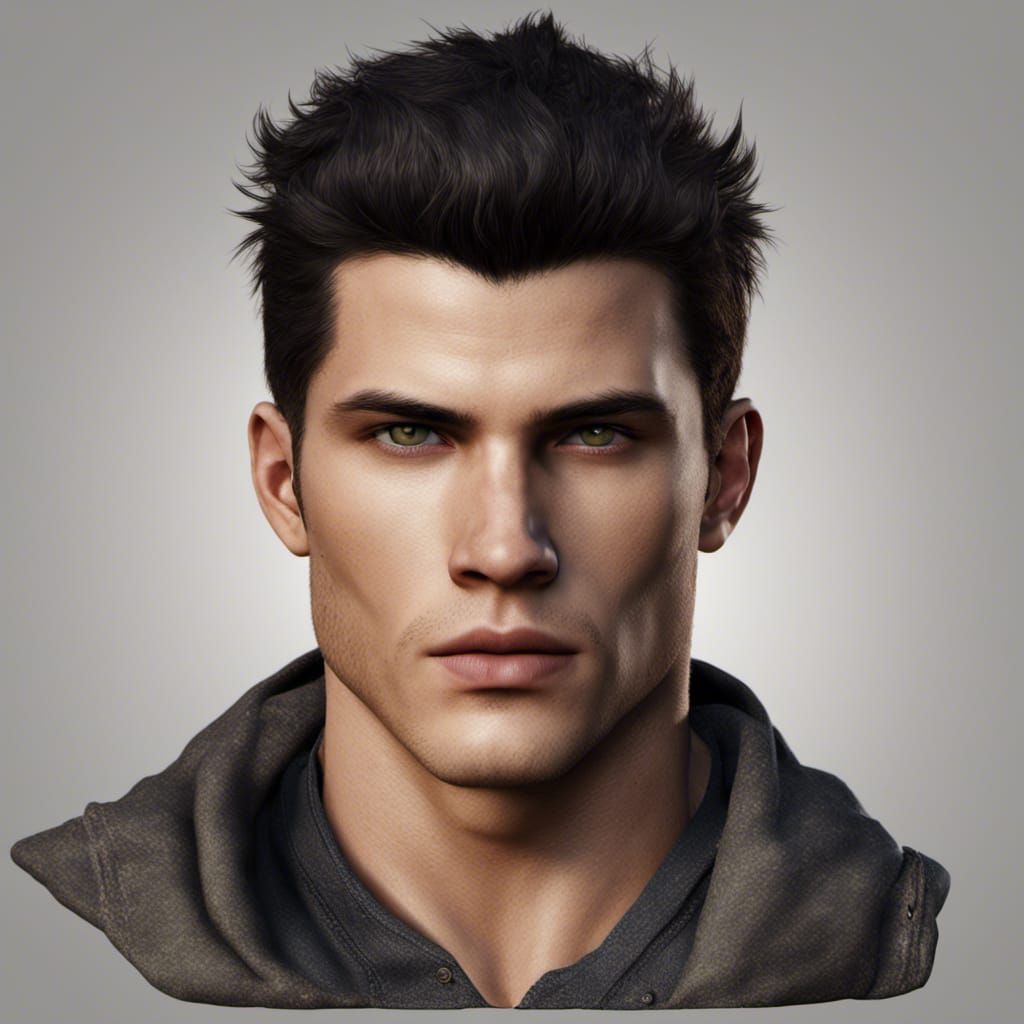 Hyperrealistic Portrait of Jacob Black in Cinematic Lighting