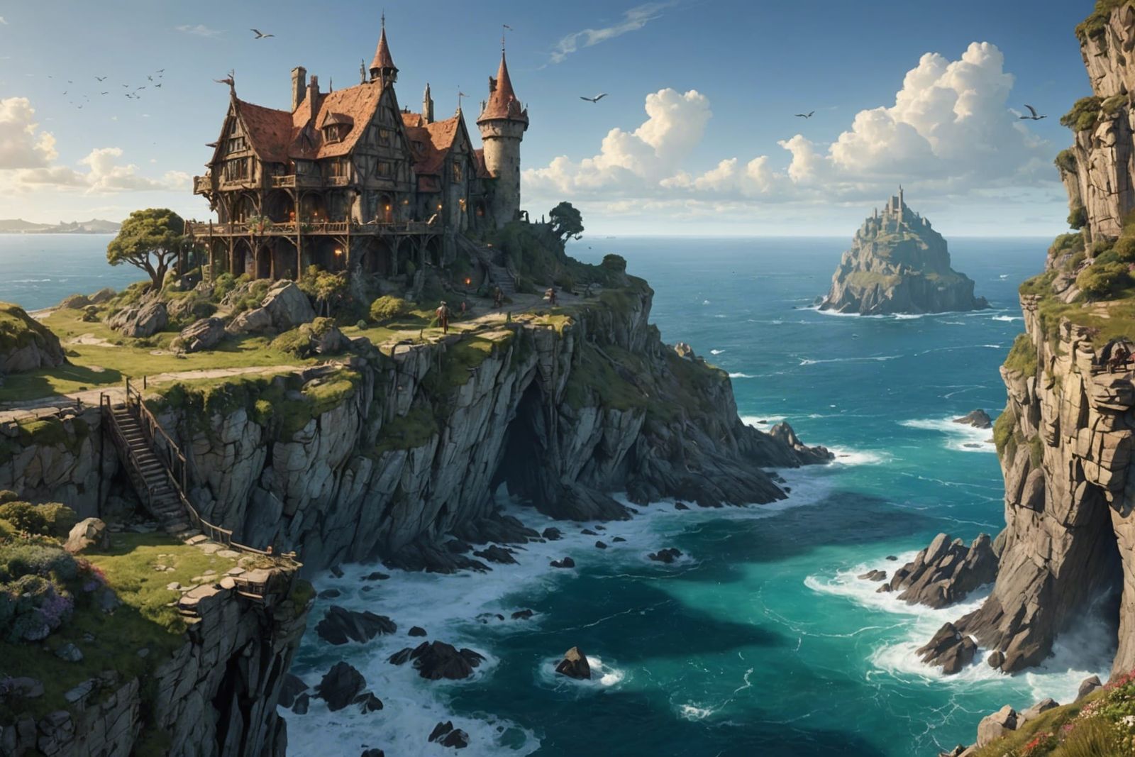Elven home on Ocean Cliff