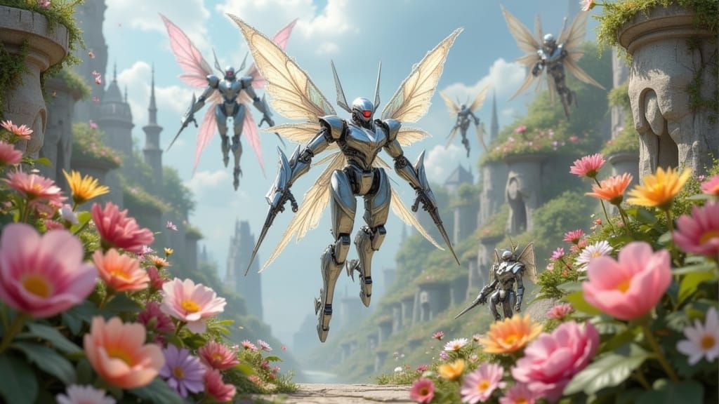 Cybernetic Mecha Fairies in Enchanted Kingdom