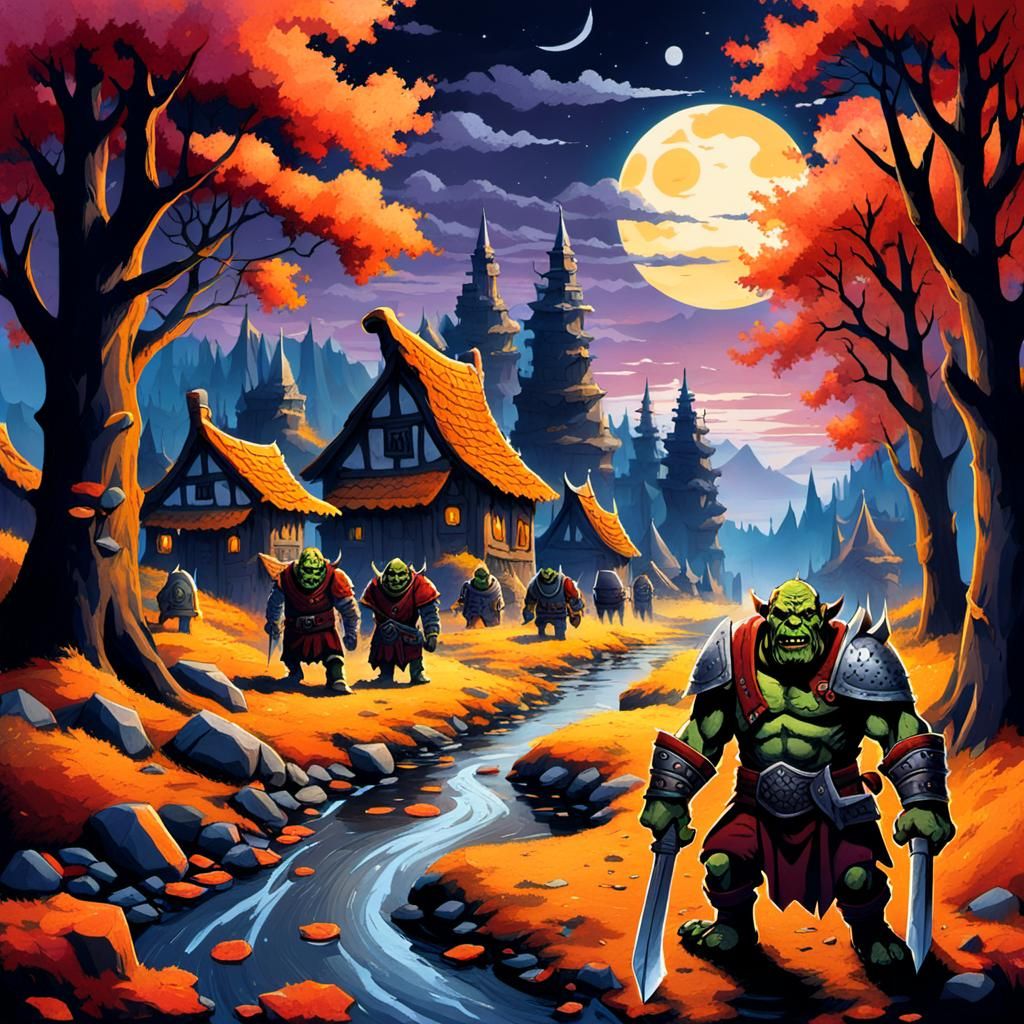 Fantasy Orcs Generated by AI