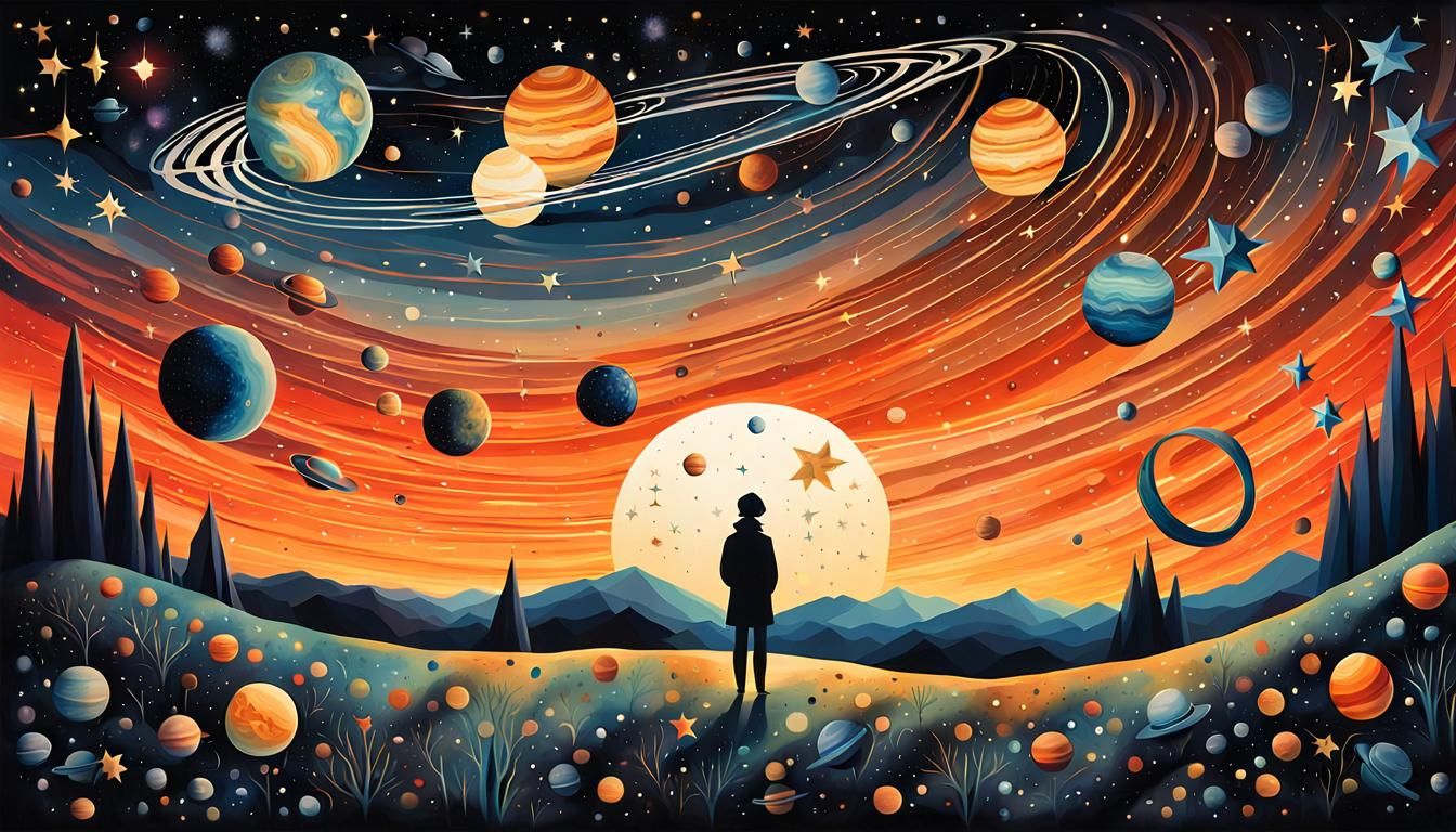 Abstract Celestial Objects: A Cosmic Composition