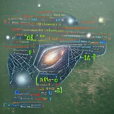 Colorful Galaxy of Mathematical Symbols