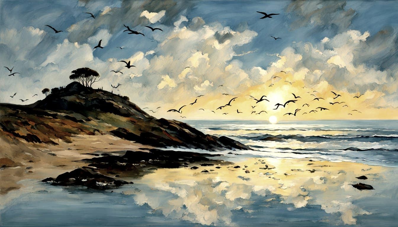 by Peter Doig and Anselm Kiefer:: Seascape