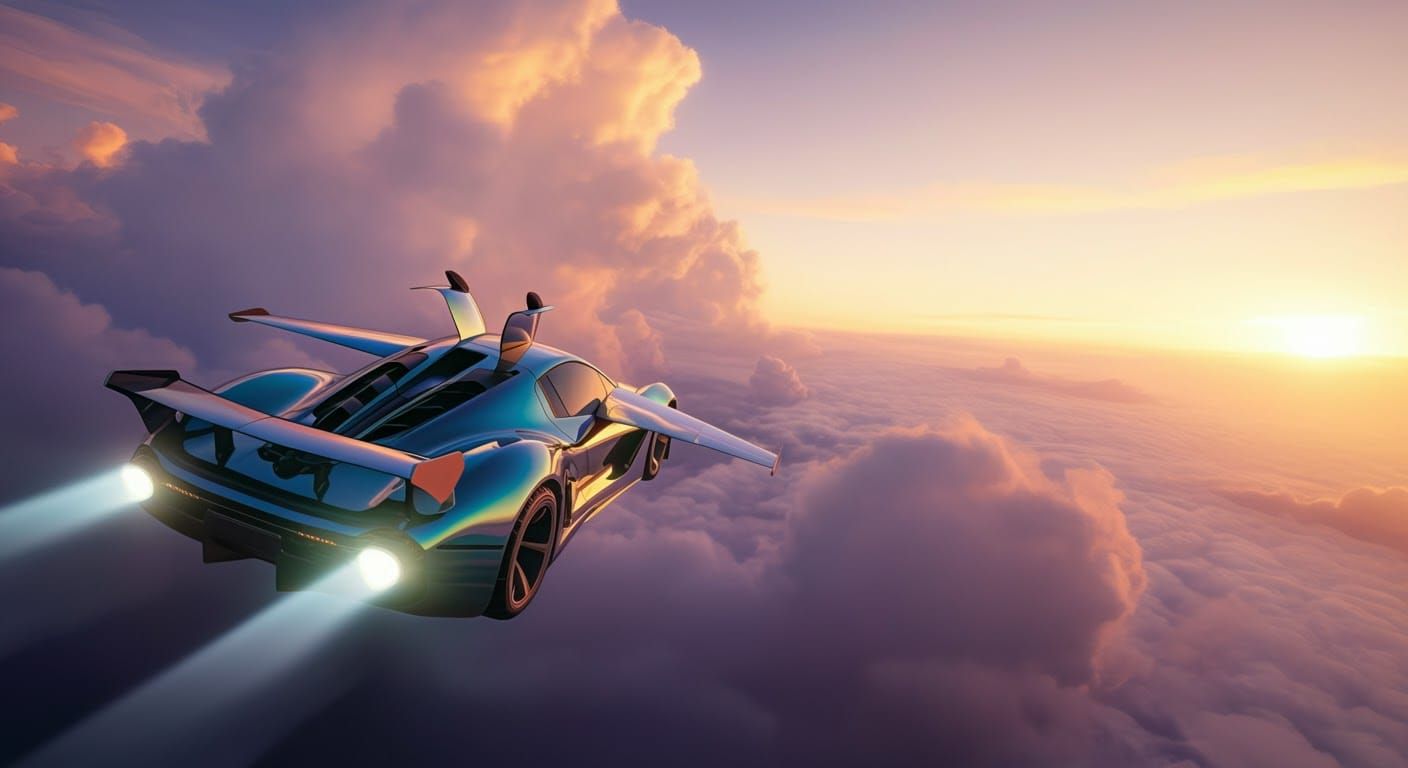 Sci-Fi Flying Car