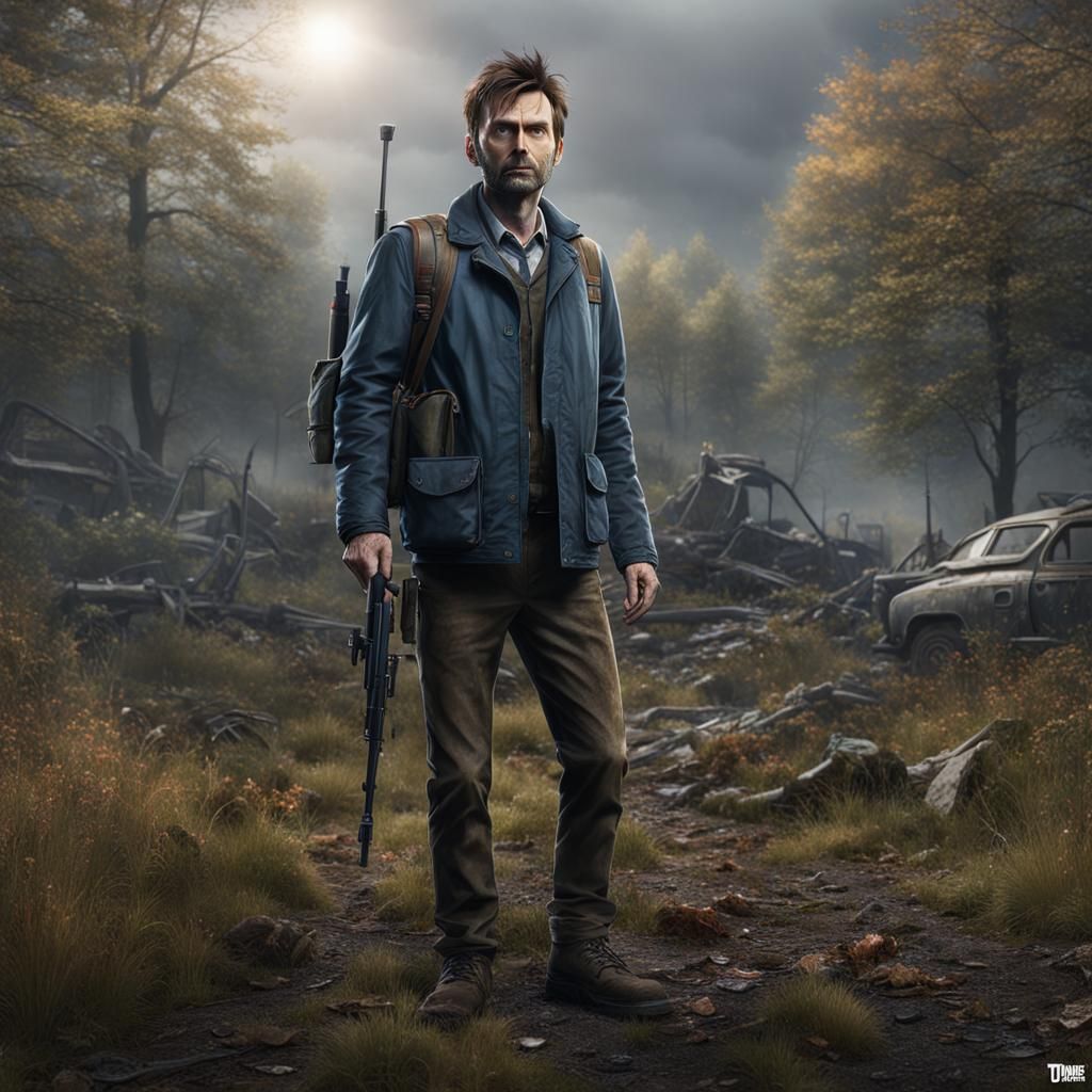 David Tennant as DayZ Survivor: Detailed Matte Painting