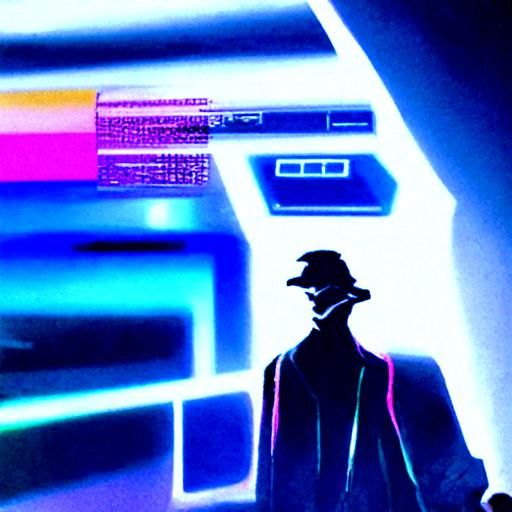 Sherlock Holmes in Cyberspace: A Synthwave Crime Scene