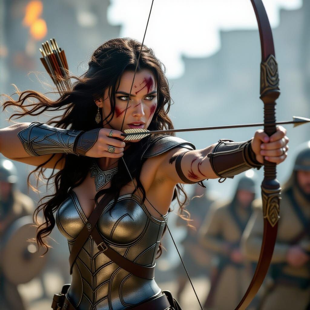 Armored Archer Ready for Battle