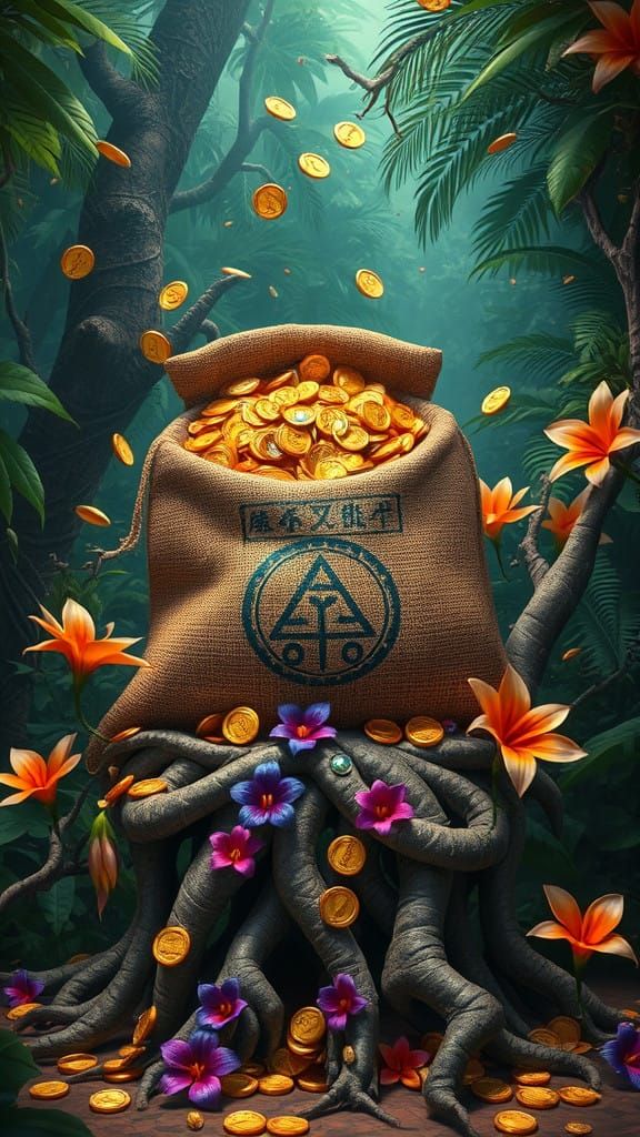 Golden Treasure Trove Erupts in Divine Mirth