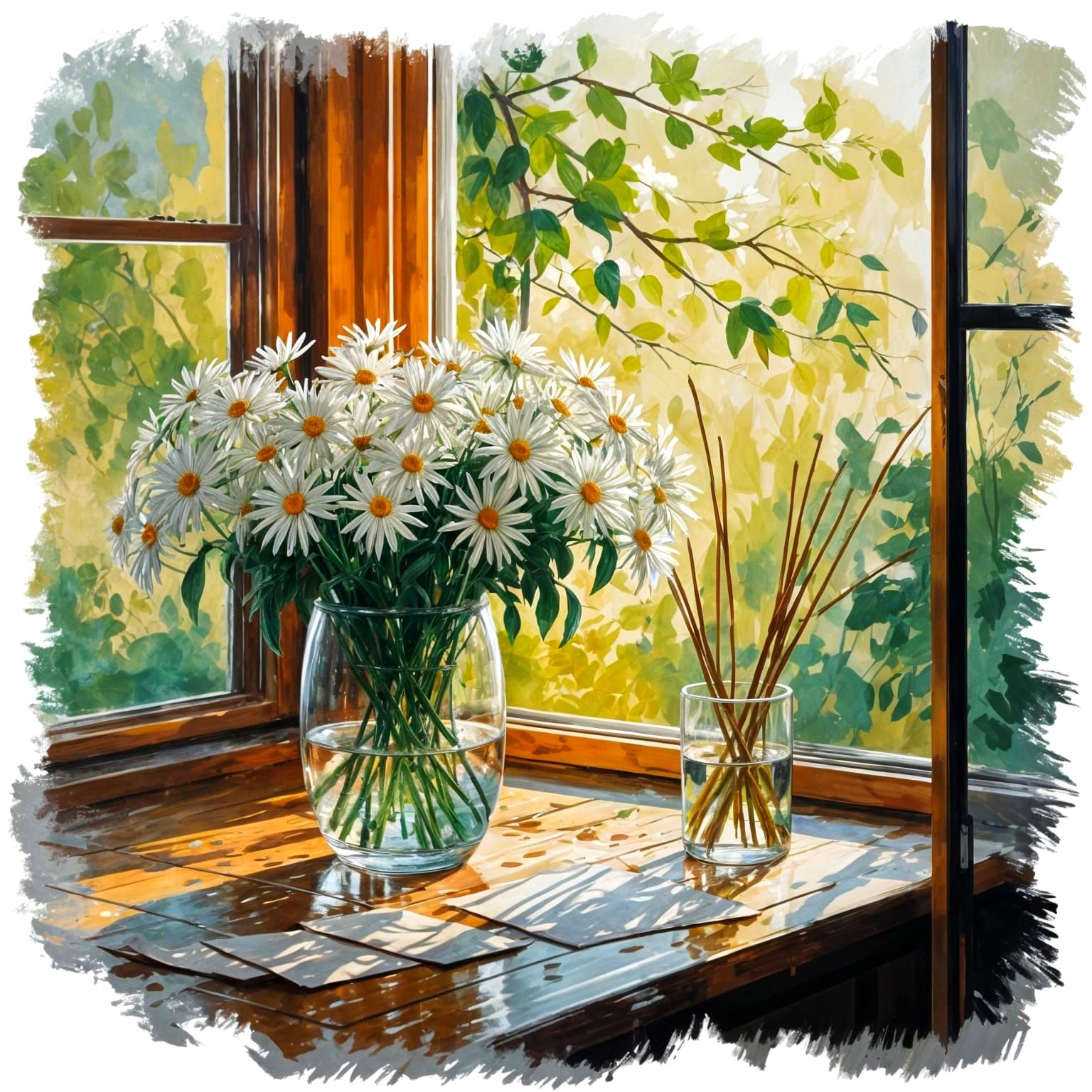 Ethereal Still Life in Warm Light