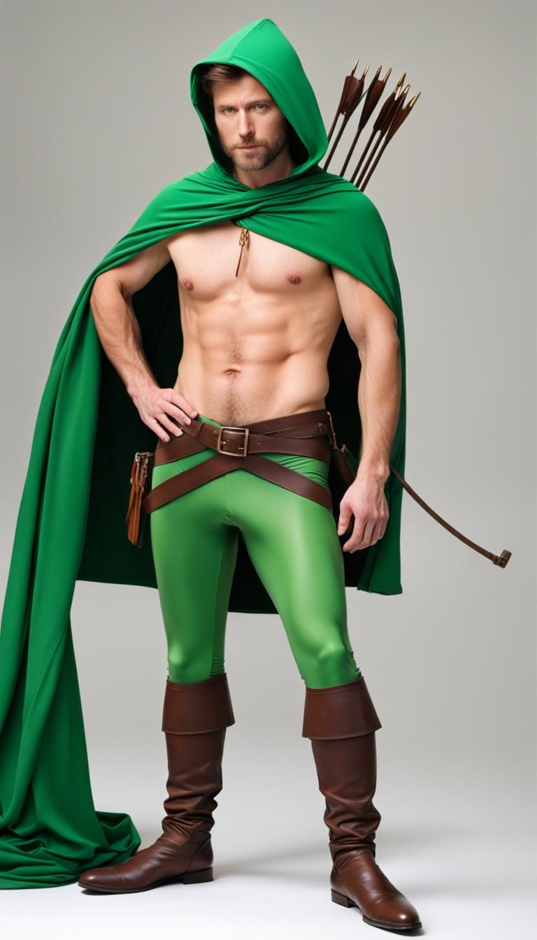 Realistic Robin Hood in Lycra Pants