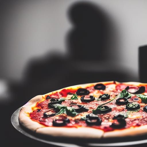 Appetizing Pizza Captured with Professional Photography Tech...