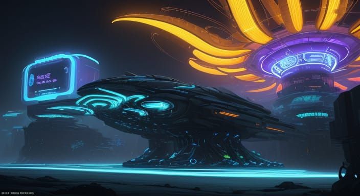 Cybernetic Calamares Installs Penguin in Futuristic Digital ...