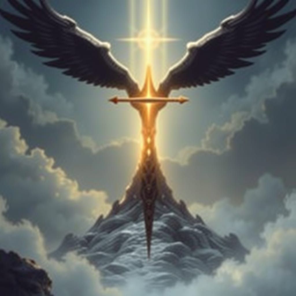 Surreal Goddess in Apotheosis, Transcending Mortal Limitatio...