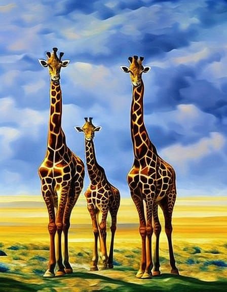 Giraffe Family