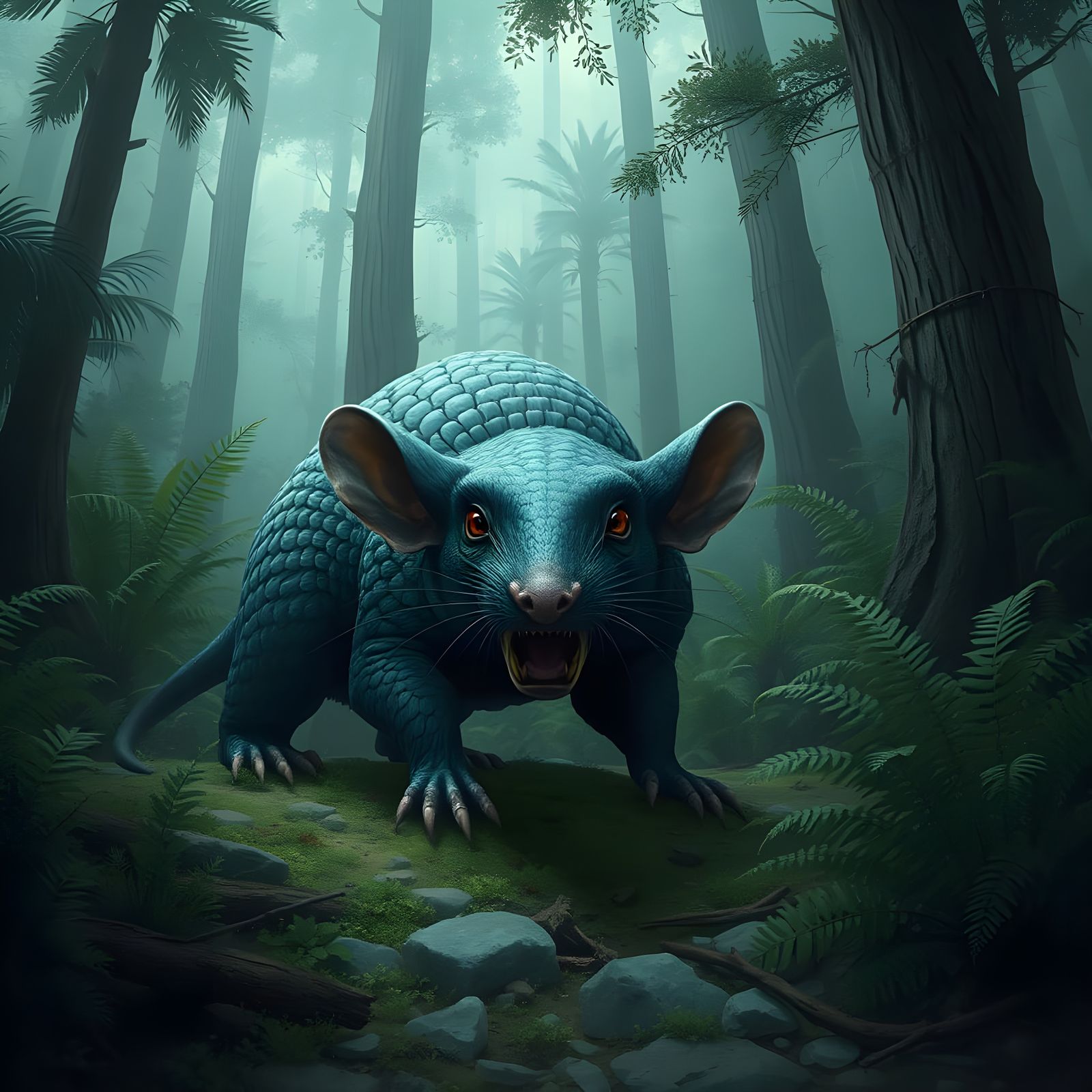 Frightening Scaled and Feathered Giant Mouse of Jurassic Era