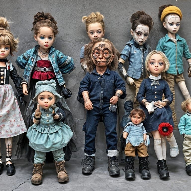 Abandoned Doll Factory in a Post-Apocalyptic World