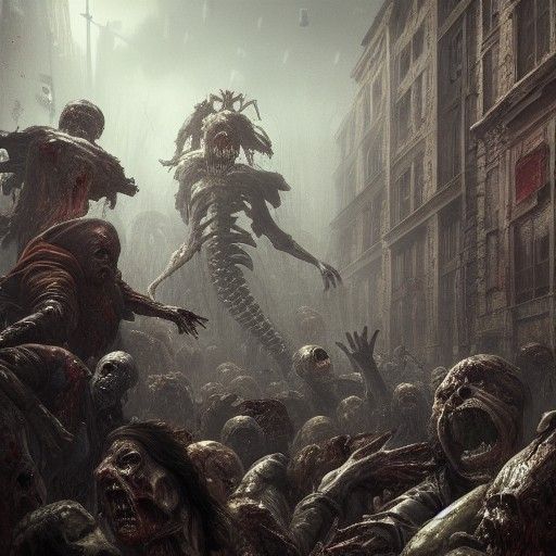 Hyperrealistic Zombies at the Window