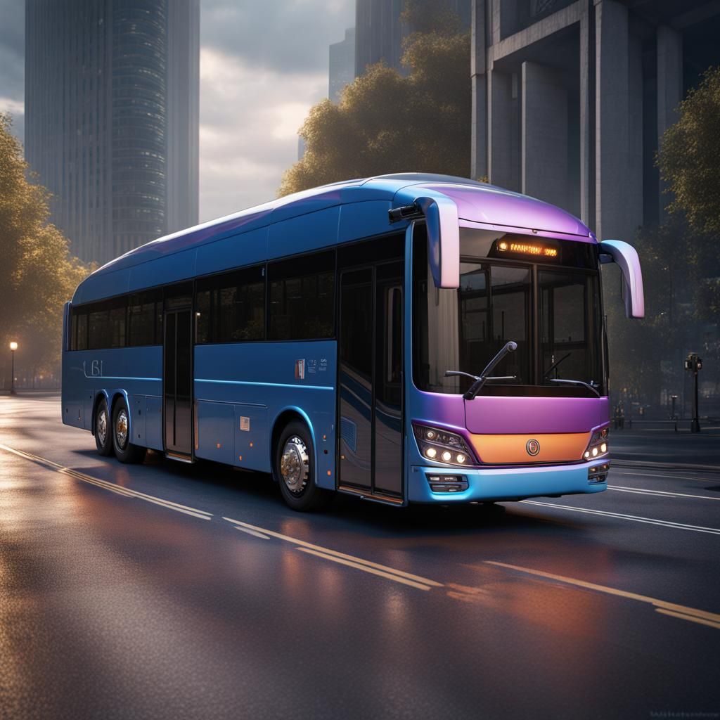 MCI J4500 Ebus Detailed Matte Painting