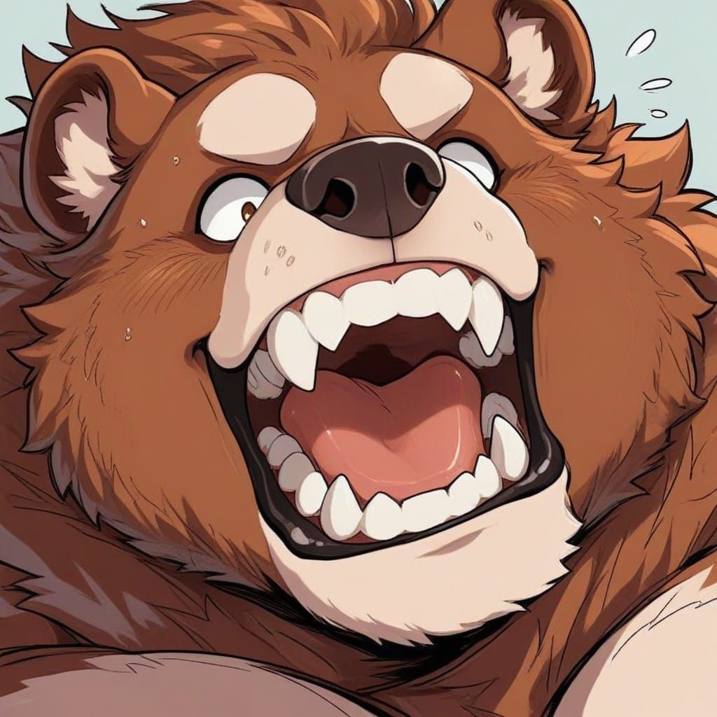 Baroque Portrait of a Majestic Obese Kodiak Bear