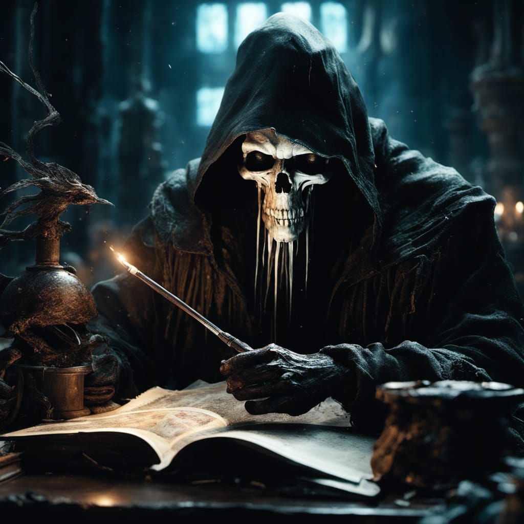 Hyperrealistic Lich Study in Dark Fantasy Style