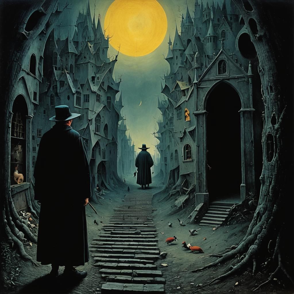 Following the Doppelganger in Bosch Style