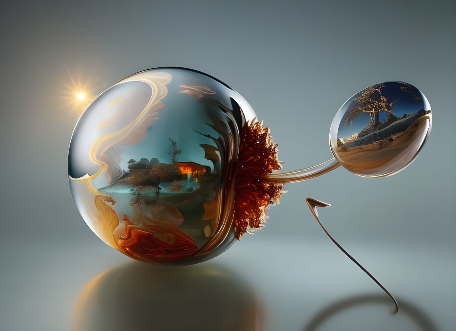 Hyperrealistic Rose in Soft Ethereal Light