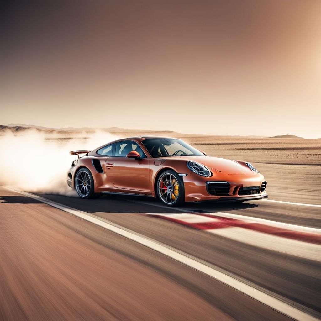 Porsche 911 Turbo on Mars