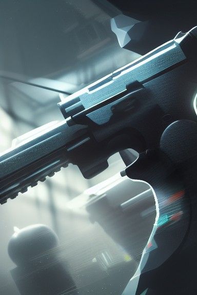 Sci-Fi Android with Gun Concept Art