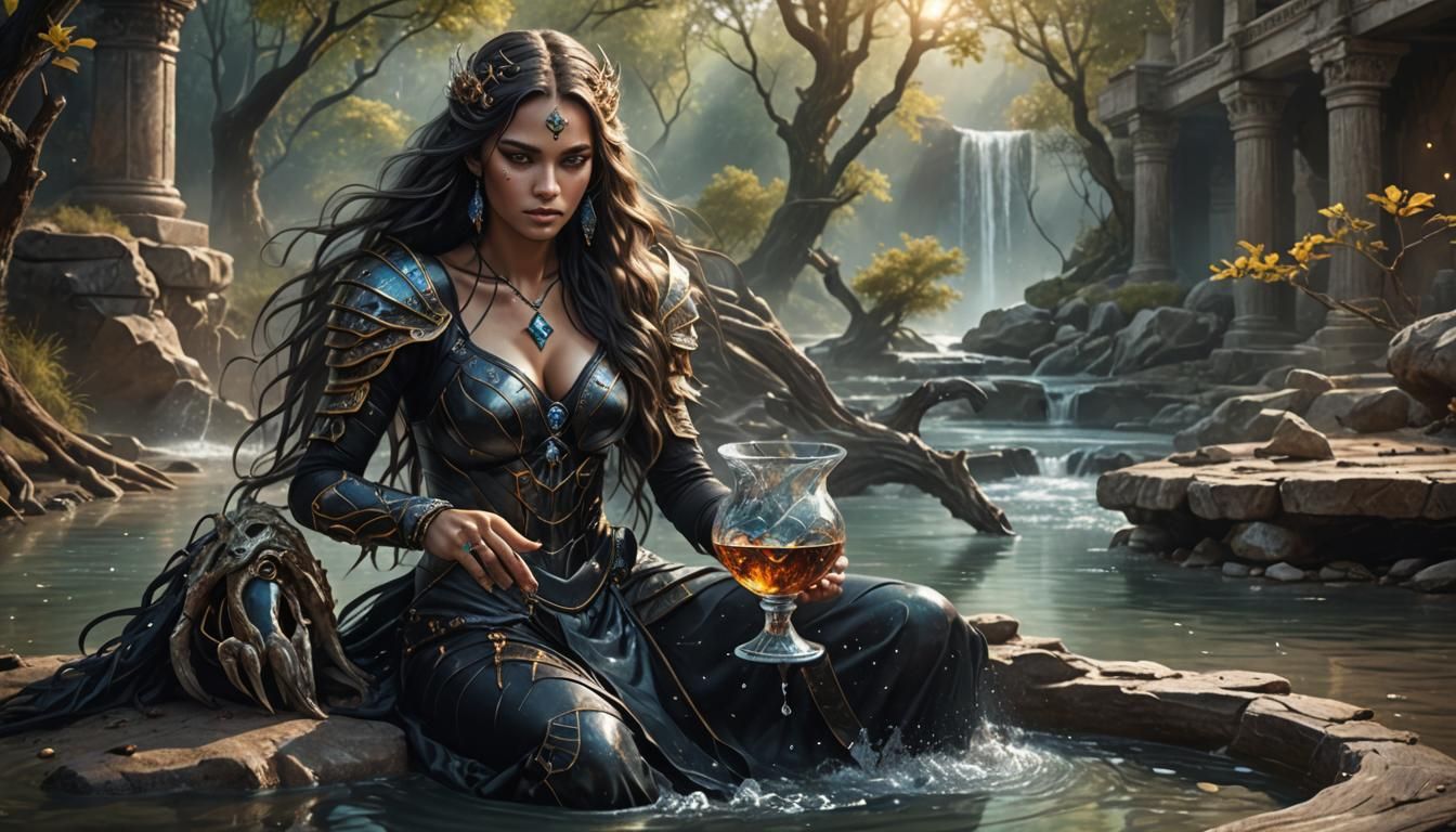 Mystic Scorpio Woman by Raging River