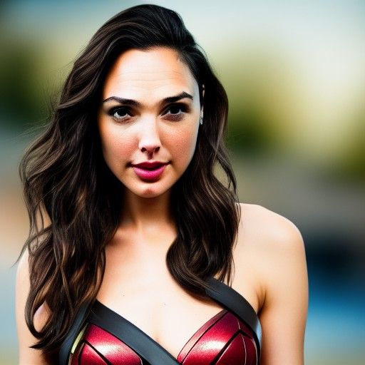 Gal Gadot Portrait: Professional Photography with Bokeh