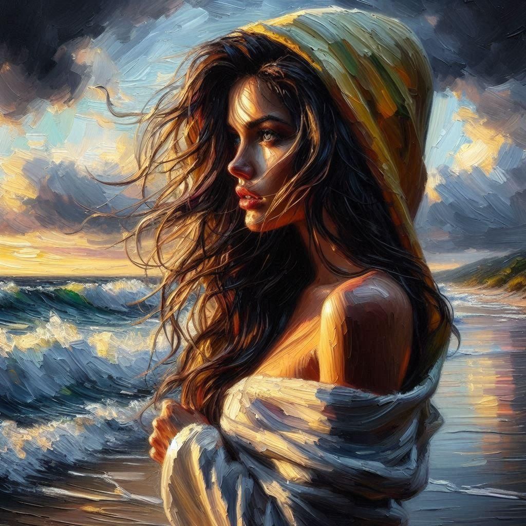 Stormy Day Digital Painting