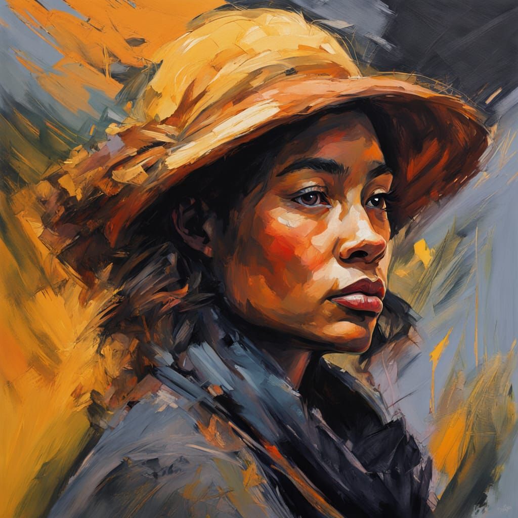 Ethereal Belle Rivière in Gouache Impressionist Style