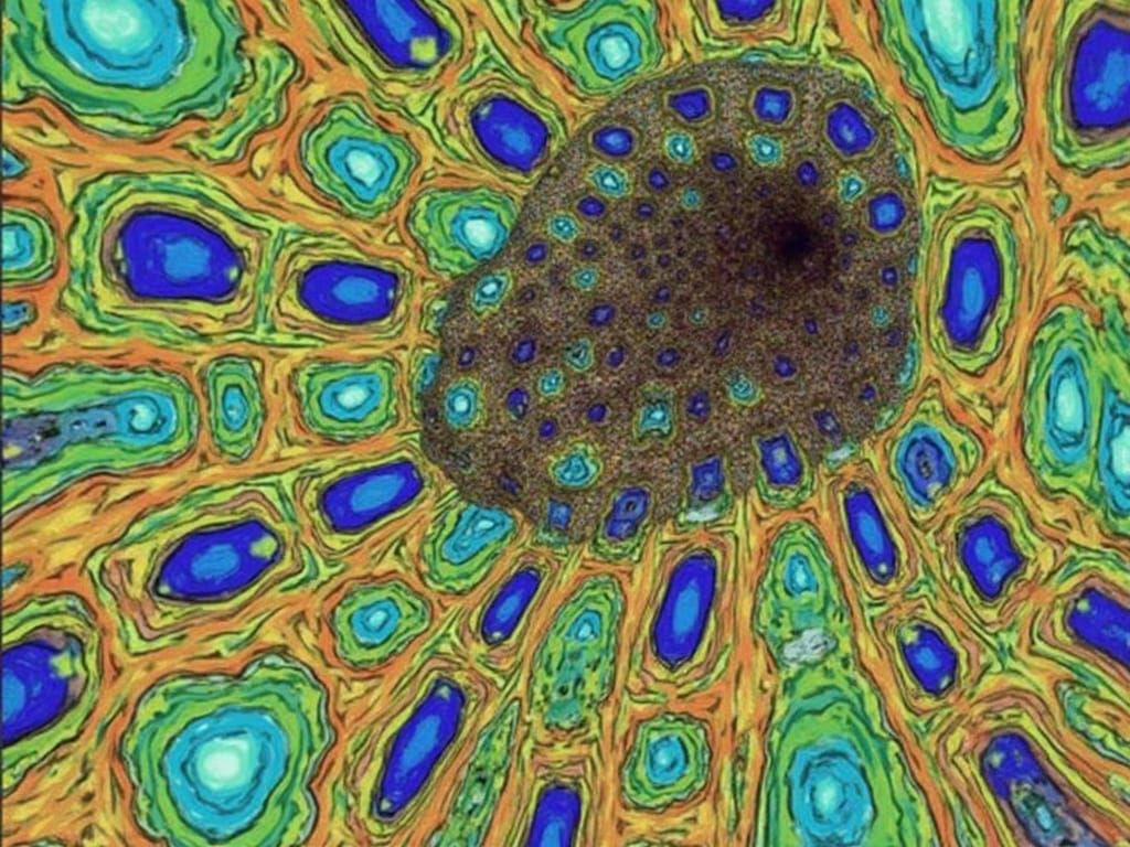 Psychedelic Van Gogh in Modern Psychedelic Art Style