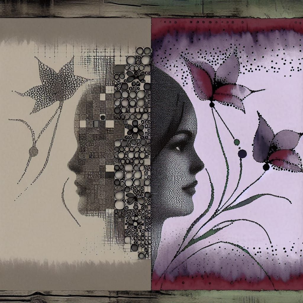 Dot-Matrix Style Portrait (With Enhancements)