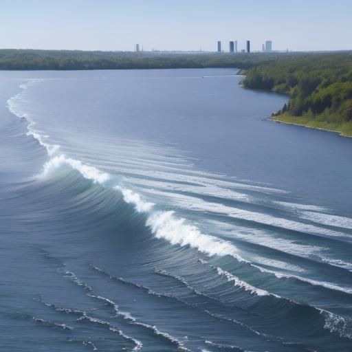 Simple Blue Sky AI Image