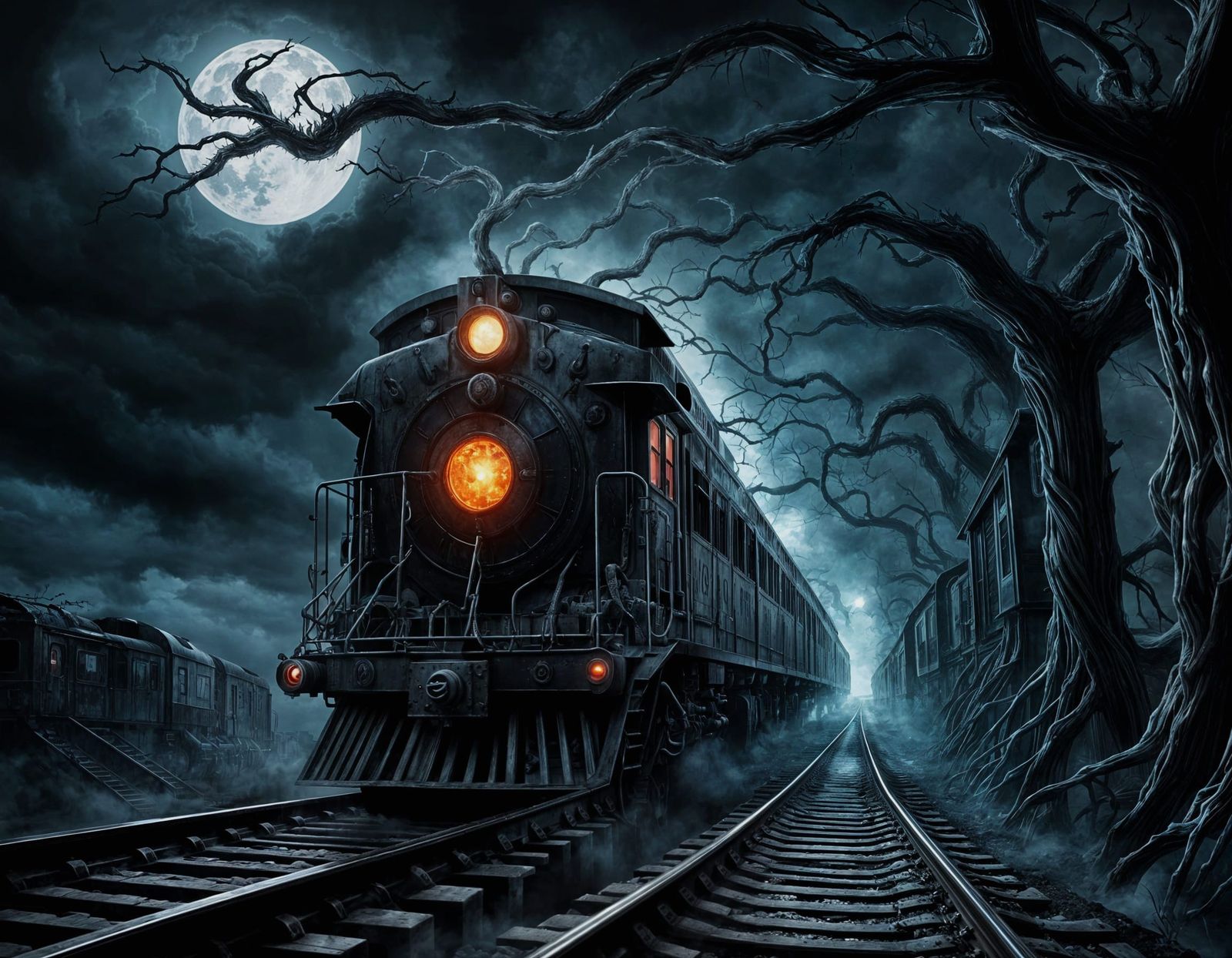Hell Express Rages Down the Dark Railway