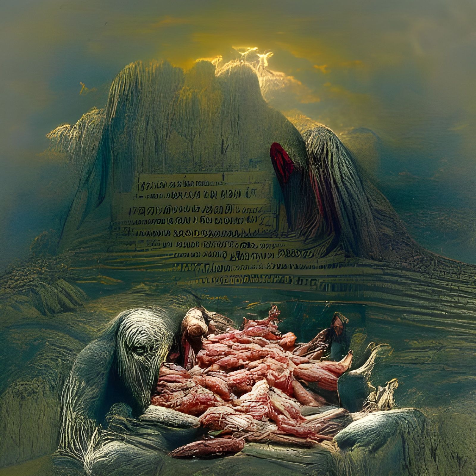 Biblical Verse AI Interpretation: Cannibalism