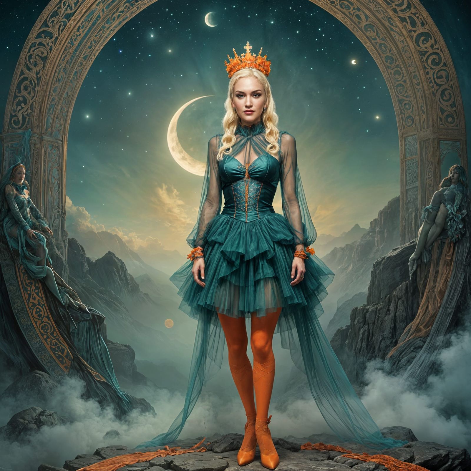 Gwen Stefani in Tulle