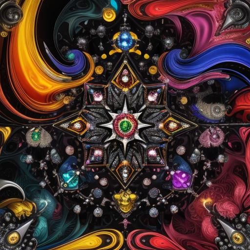 Hyperrealistic Jewelry Collection in Surreal Expressionist S...
