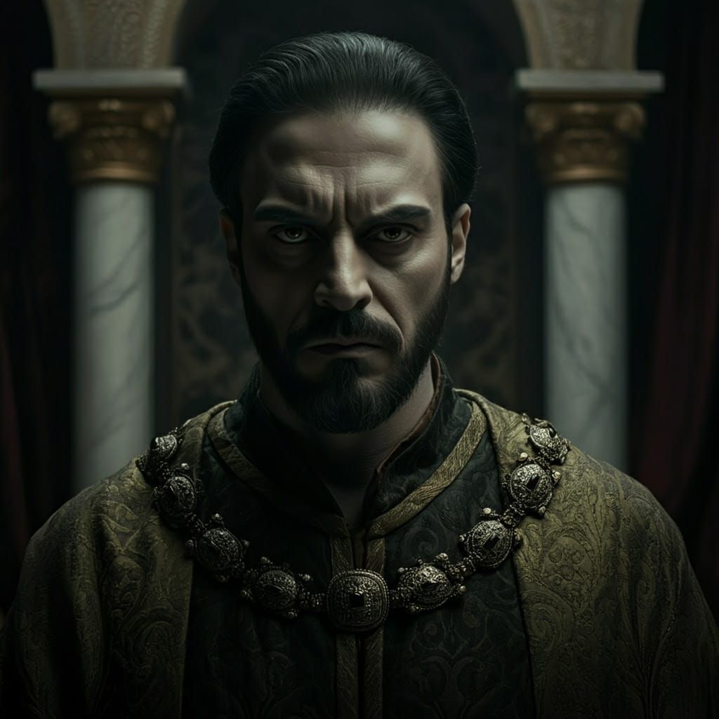 Byzantine Nobleman Portrait, 1200 AD Film Still