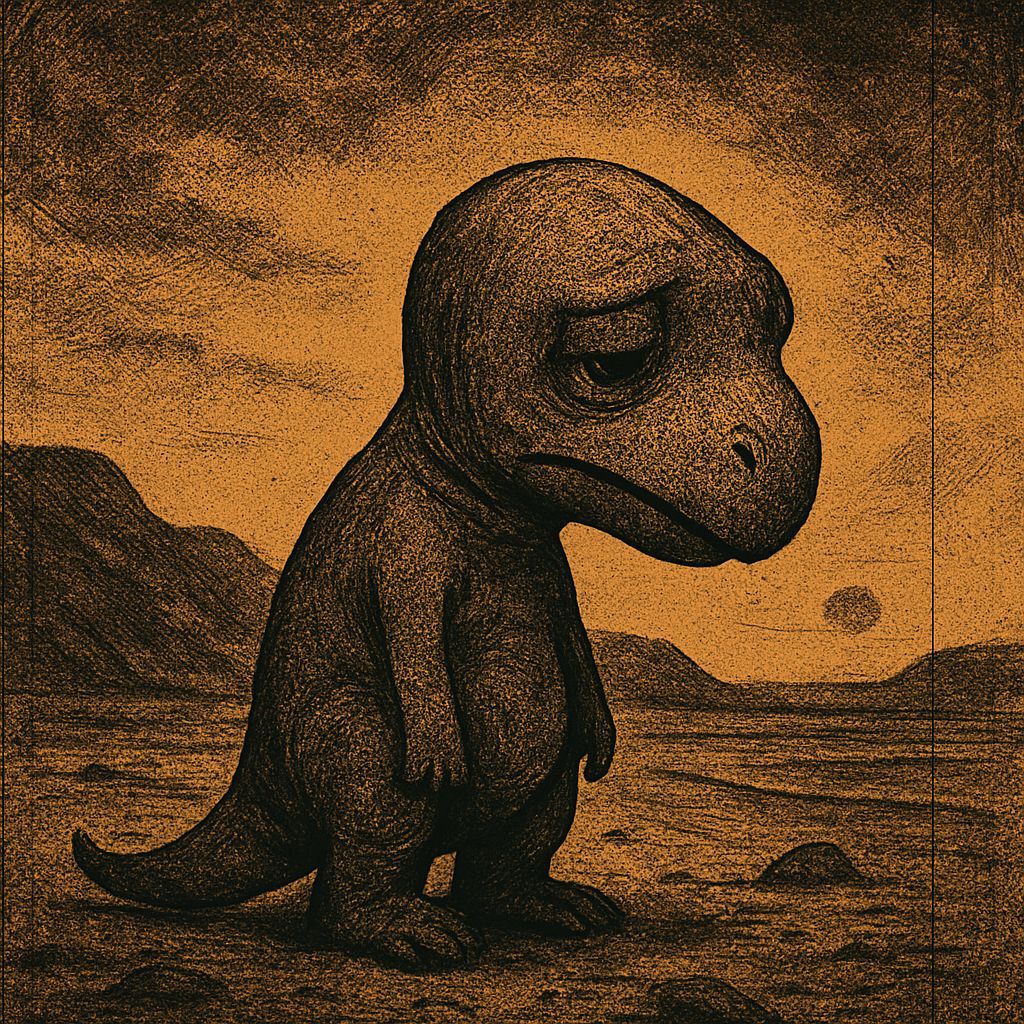 Sad little Dinosaur