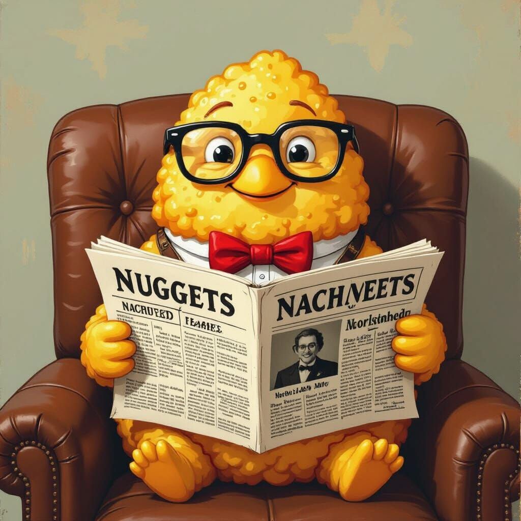 Nugget's Rise to Fame: A Pop Art Parody