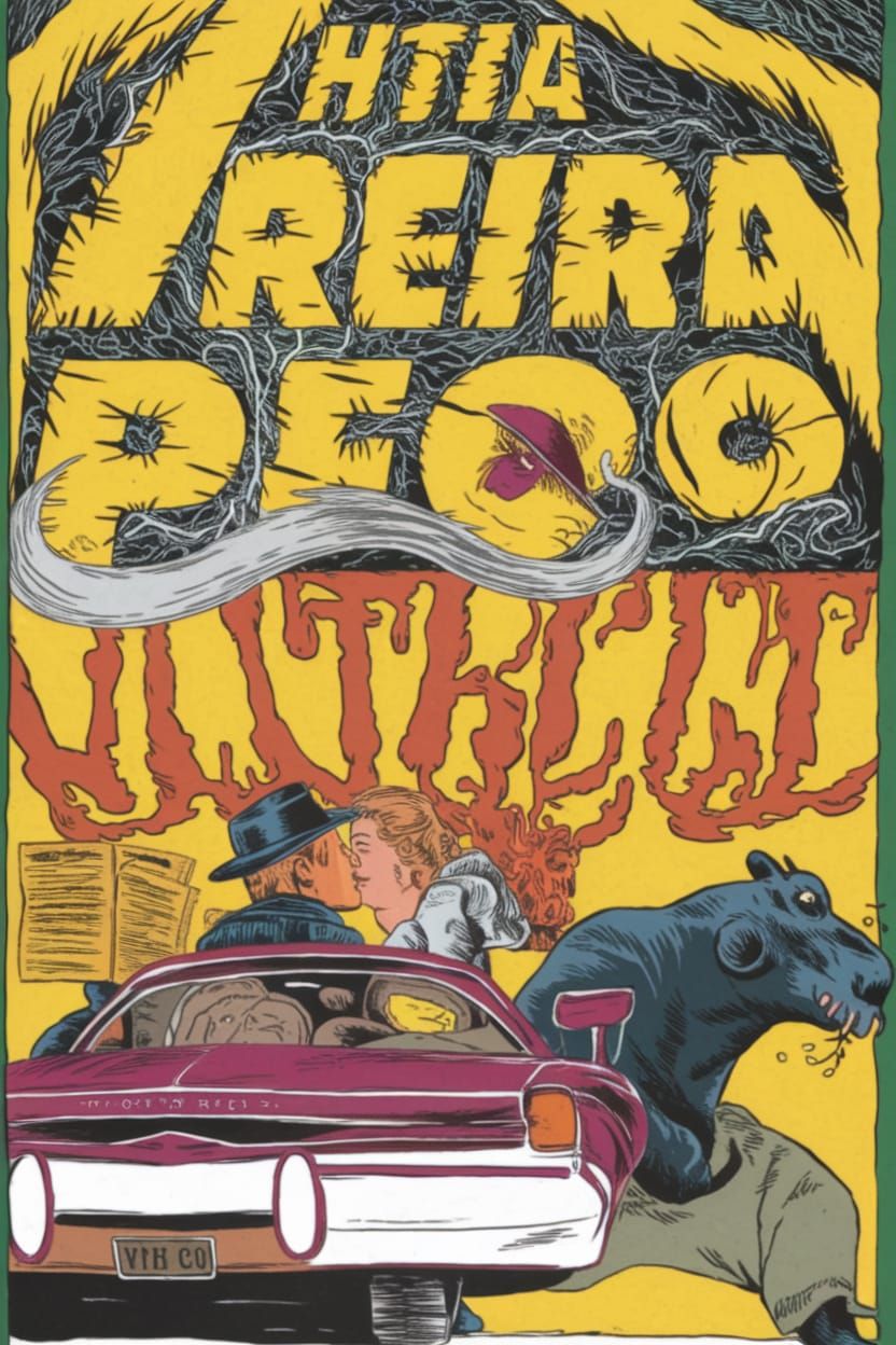 Ethereal Chaos Meets Fashionable Frenzy in Cyberpunk Hues