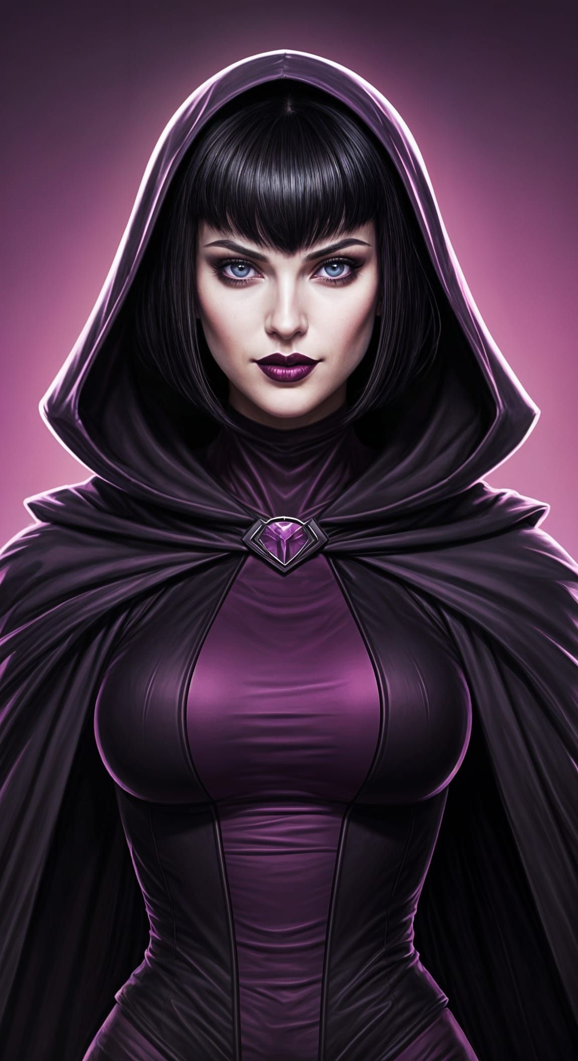 Gothic Beauty in Dark Fantasy Style