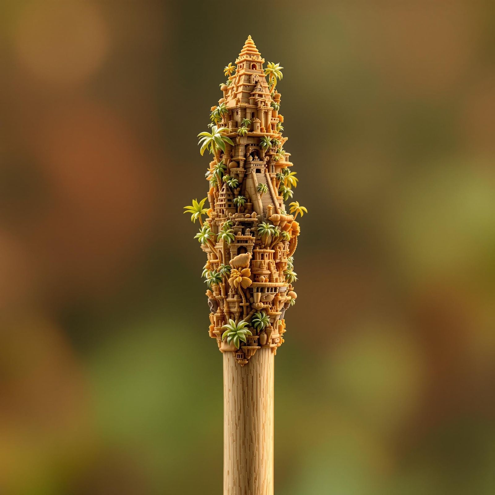 Hyper-Realistic Toothpick Masterpiece