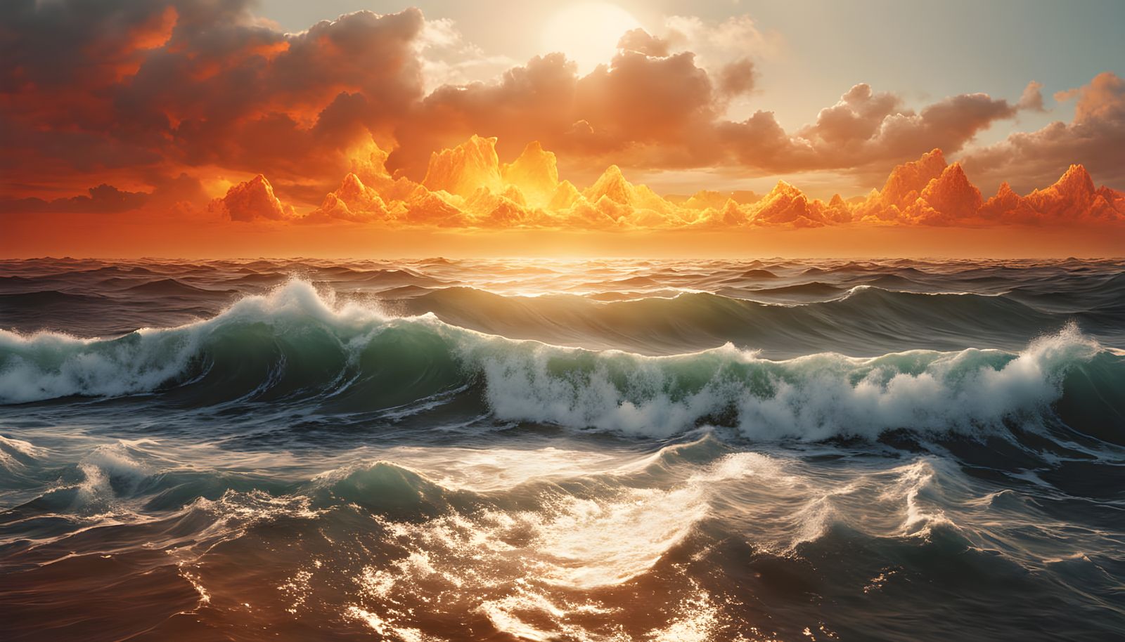 Abstract Shapes Dissolving into Pixels, Digital Painting