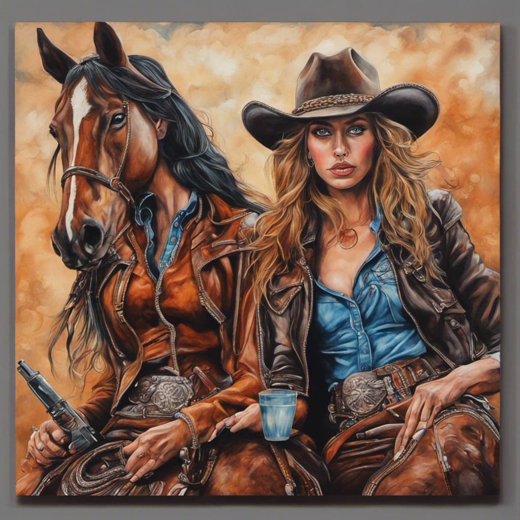 BAD AI: Horse Head Cowgirl! #1, Masterplayer