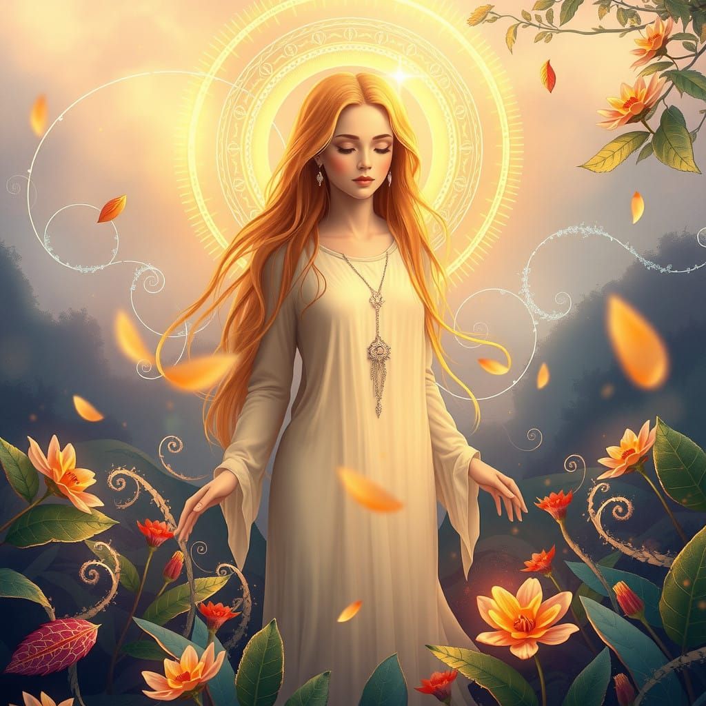 Harmonia's Serene Wisdom: A Symbolic Landscape of Balance an...