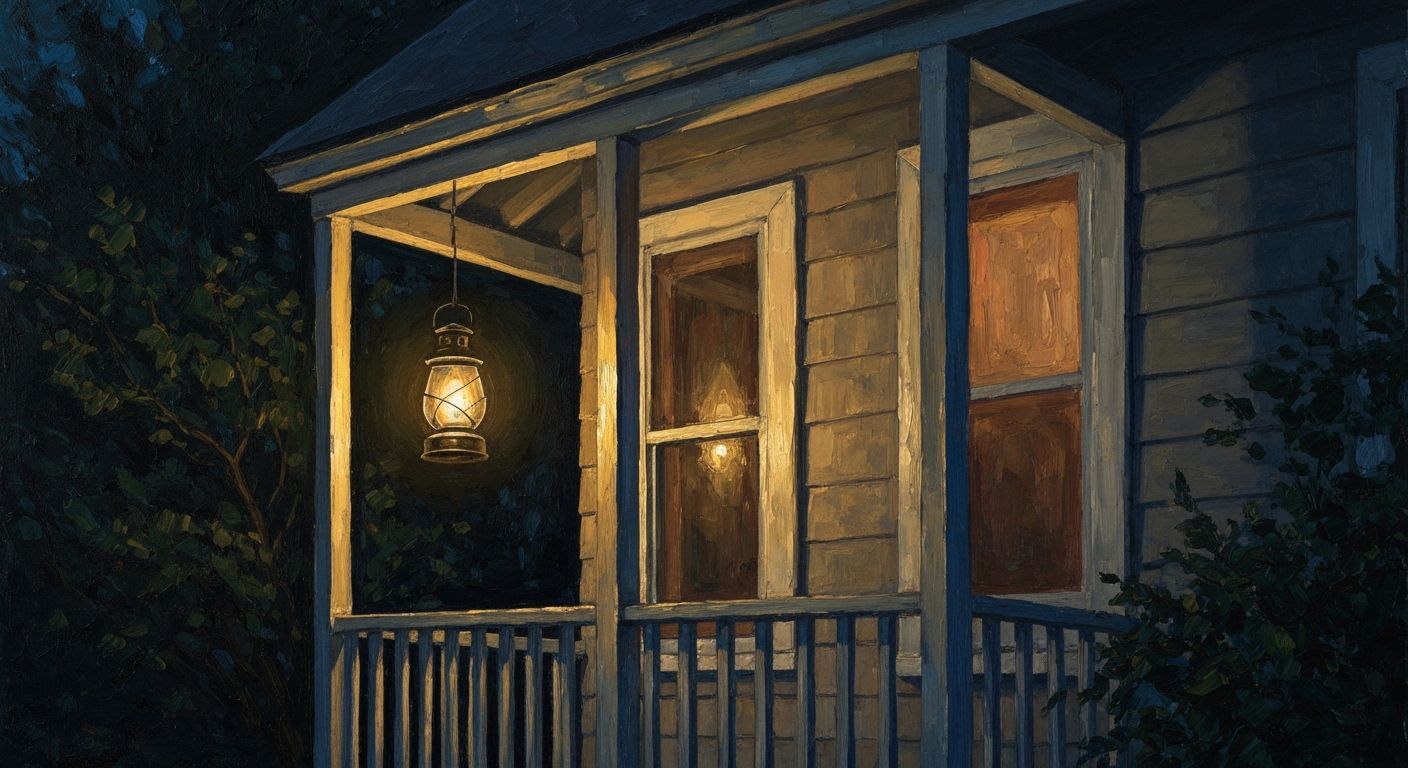 Lantern Glow: Hopeful Light in the Night